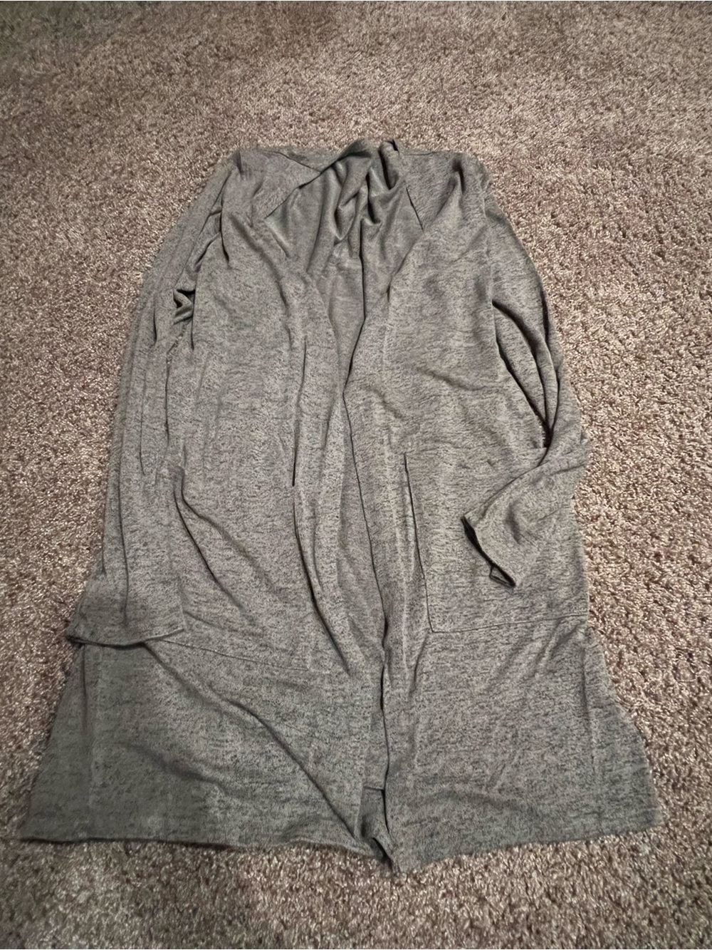 Zyia Woman’s Lightweight Green Open Cardigan